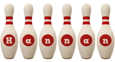 Hannan bowling-pin logo