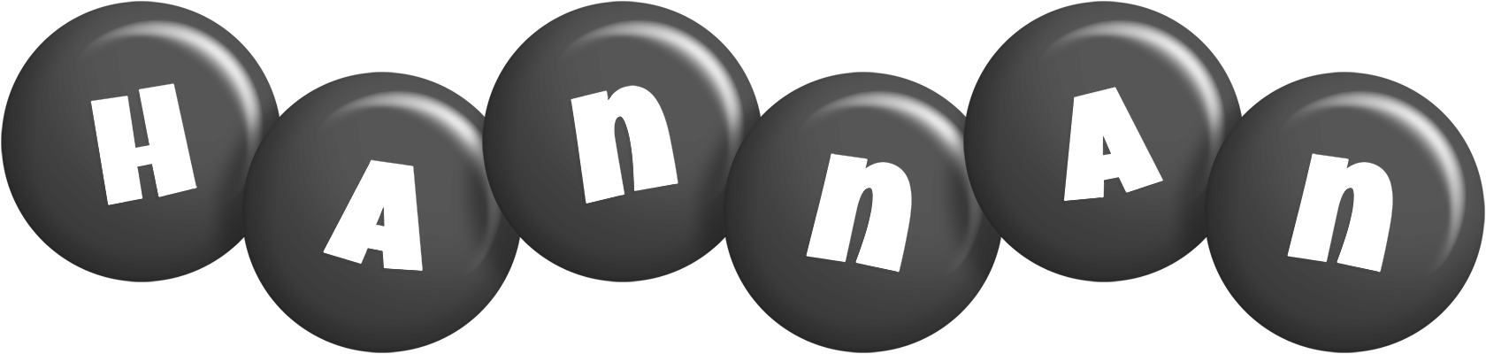 Hannan candy-black logo