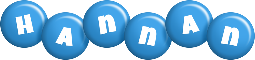 Hannan candy-blue logo