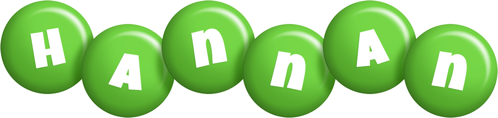 Hannan candy-green logo