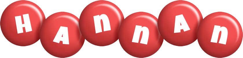 Hannan candy-red logo