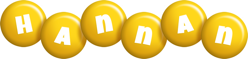 Hannan candy-yellow logo