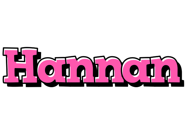 Hannan girlish logo