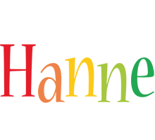 Hanne birthday logo