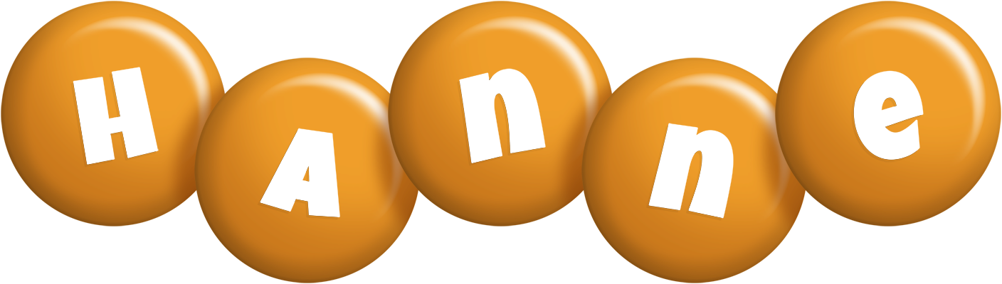 Hanne candy-orange logo