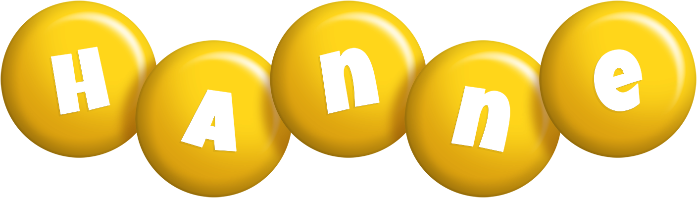 Hanne candy-yellow logo
