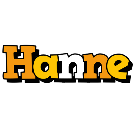 Hanne cartoon logo