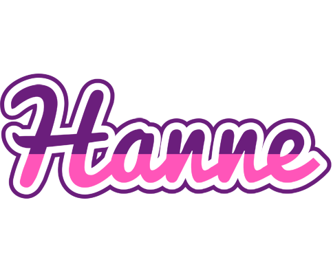 Hanne cheerful logo