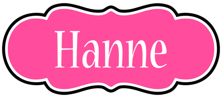 Hanne invitation logo