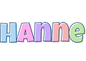 Hanne pastel logo