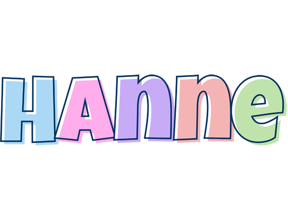 Hanne pastel logo