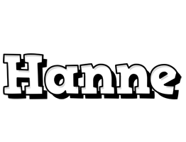 Hanne snowing logo