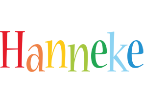 Hanneke birthday logo