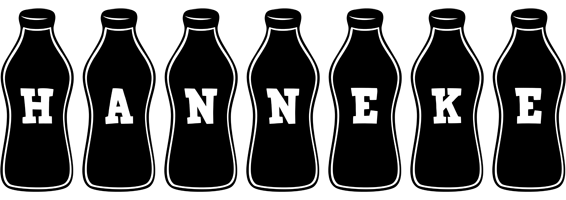 Hanneke bottle logo