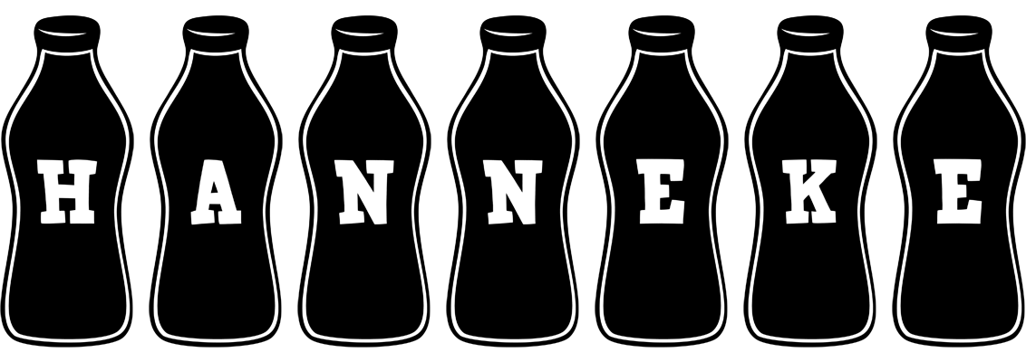 Hanneke bottle logo