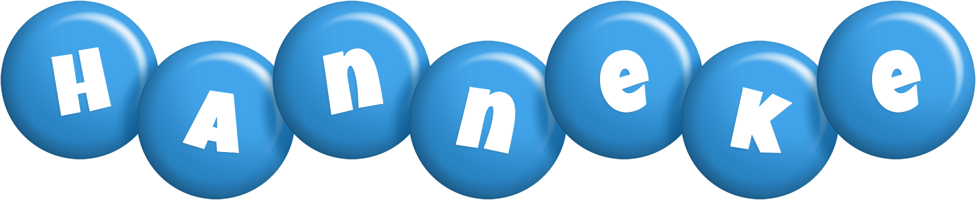 Hanneke candy-blue logo