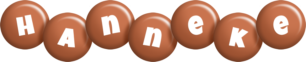 Hanneke candy-brown logo