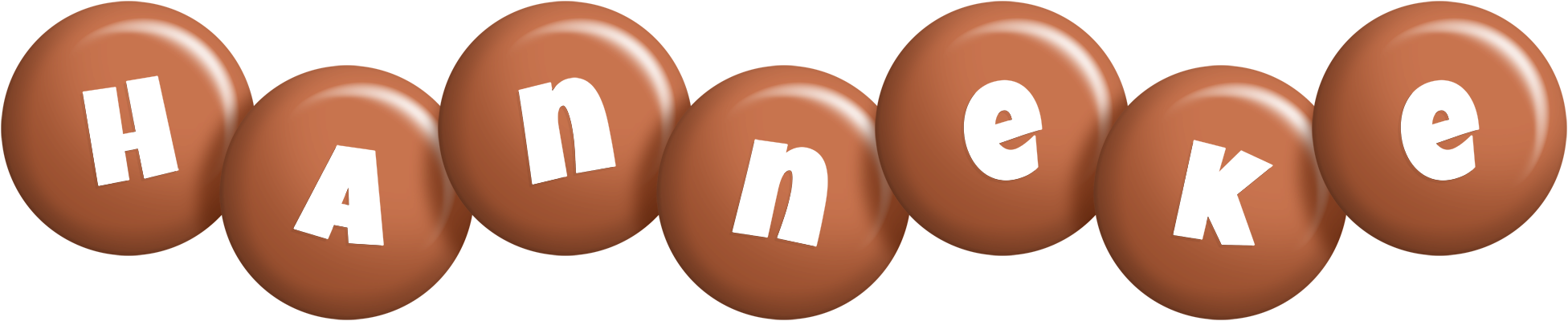 Hanneke candy-brown logo