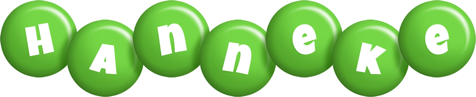 Hanneke candy-green logo