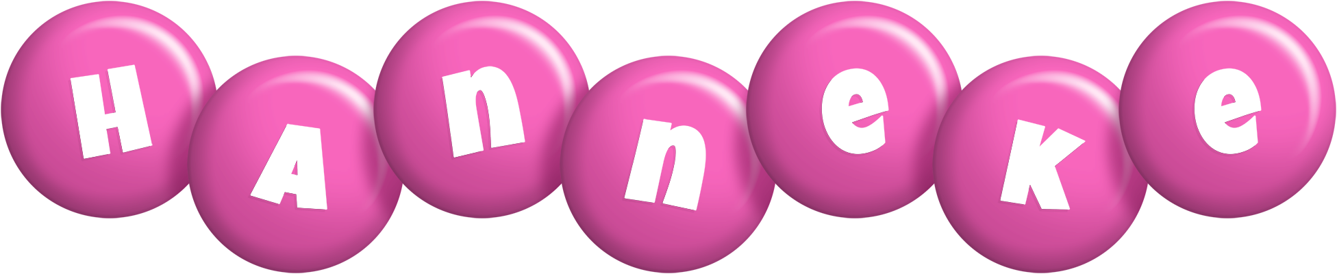 Hanneke candy-pink logo