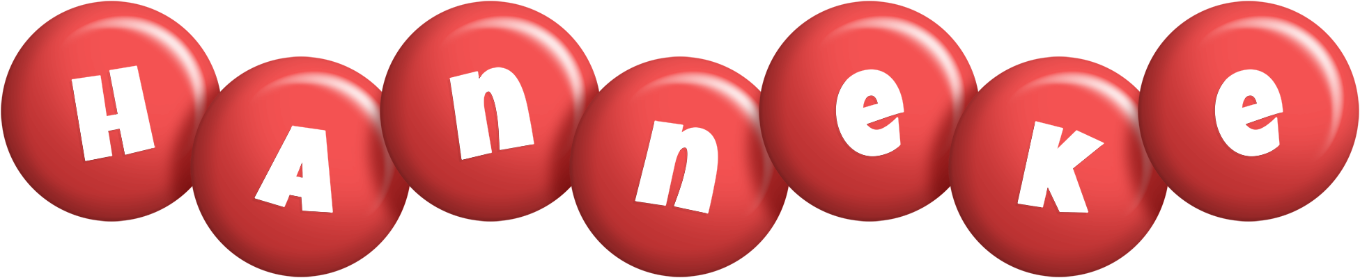 Hanneke candy-red logo