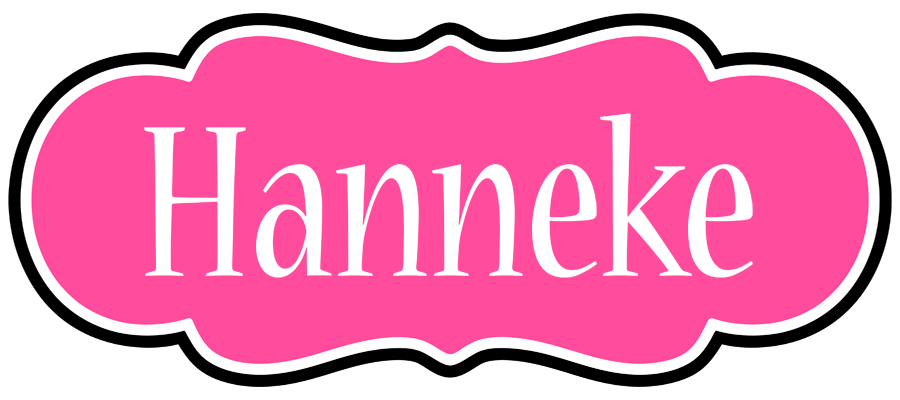 Hanneke invitation logo