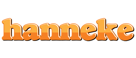 Hanneke orange logo