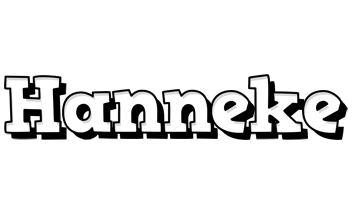 Hanneke snowing logo