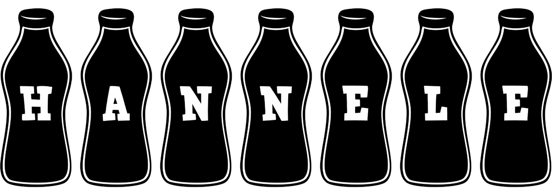 Hannele bottle logo