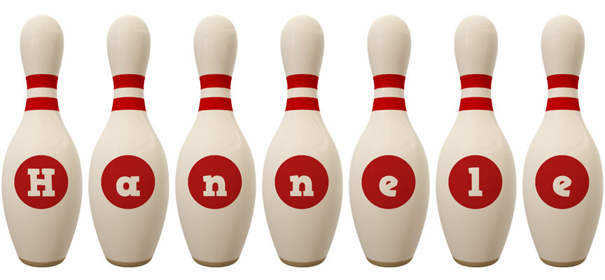 Hannele bowling-pin logo