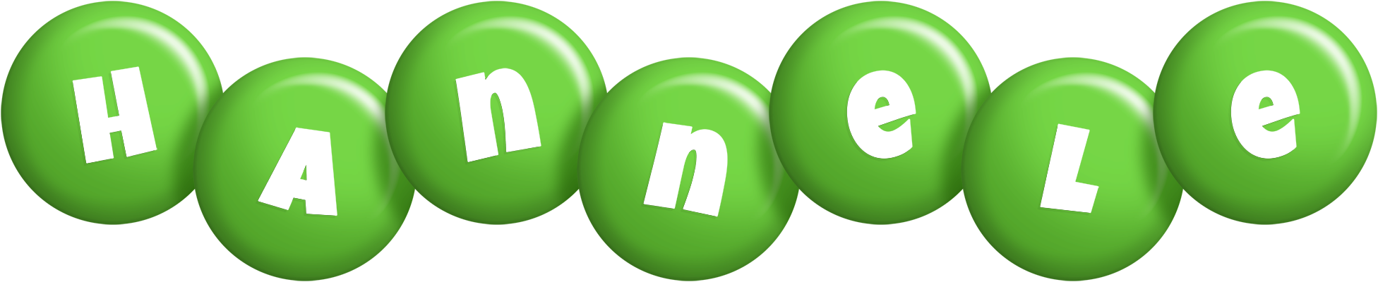Hannele candy-green logo