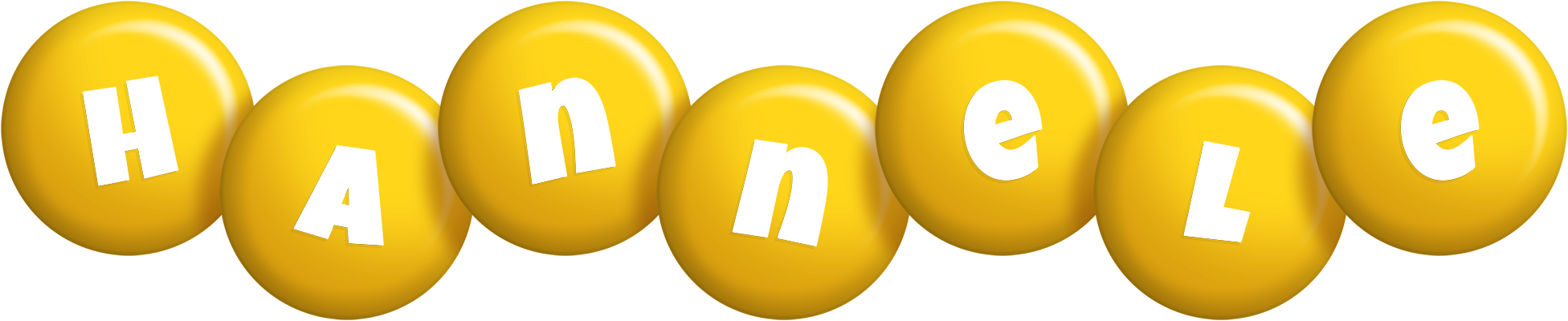Hannele candy-yellow logo