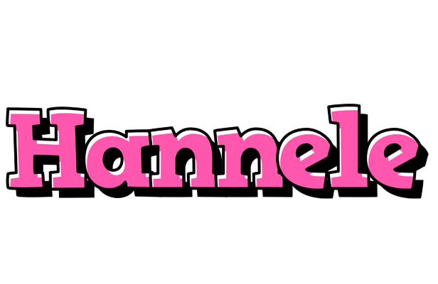Hannele girlish logo