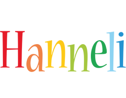 Hanneli birthday logo