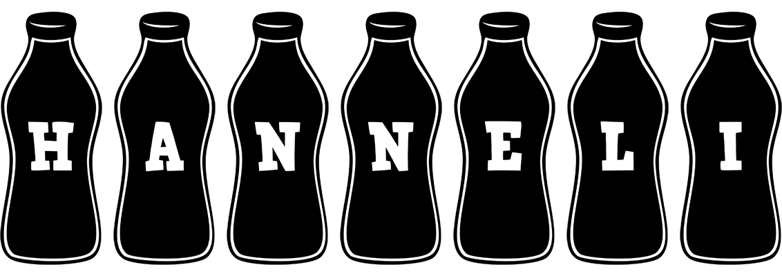 Hanneli bottle logo