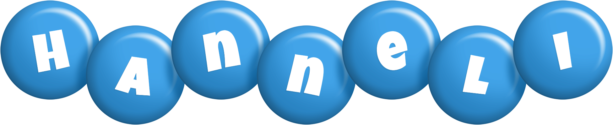 Hanneli candy-blue logo
