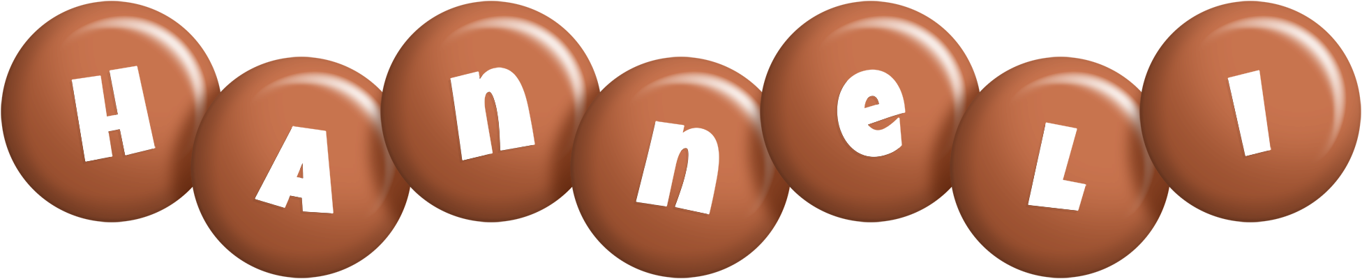 Hanneli candy-brown logo