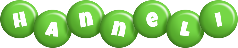 Hanneli candy-green logo