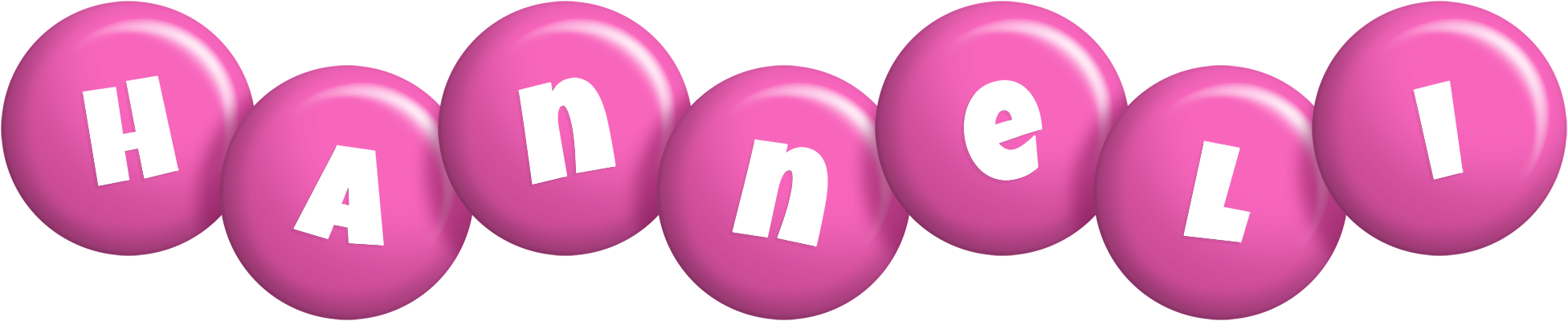 Hanneli candy-pink logo