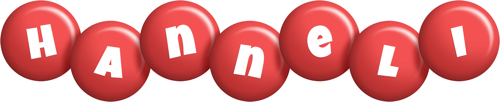 Hanneli candy-red logo