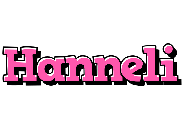 Hanneli girlish logo