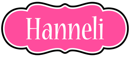 Hanneli invitation logo