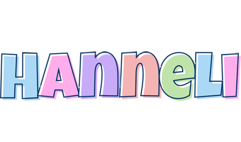 Hanneli pastel logo