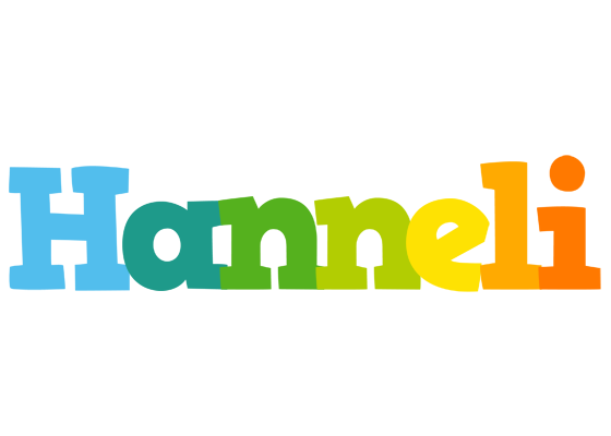 Hanneli rainbows logo