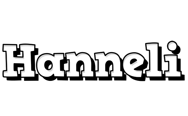 Hanneli snowing logo