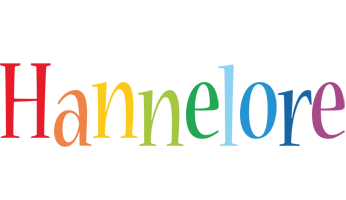 Hannelore birthday logo