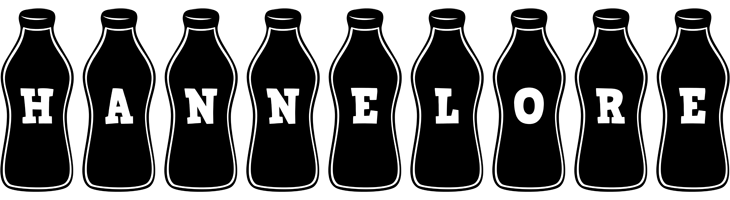 Hannelore bottle logo