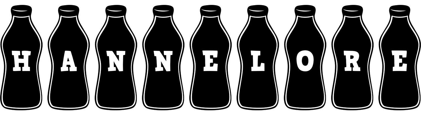 Hannelore bottle logo