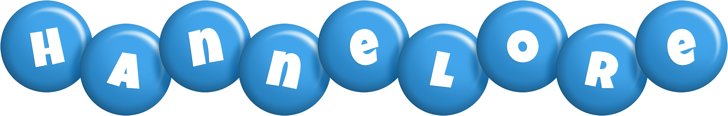 Hannelore candy-blue logo