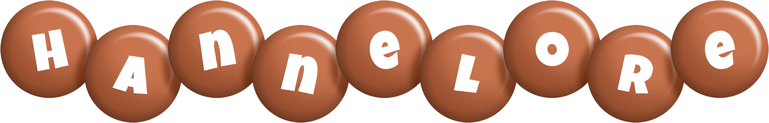 Hannelore candy-brown logo